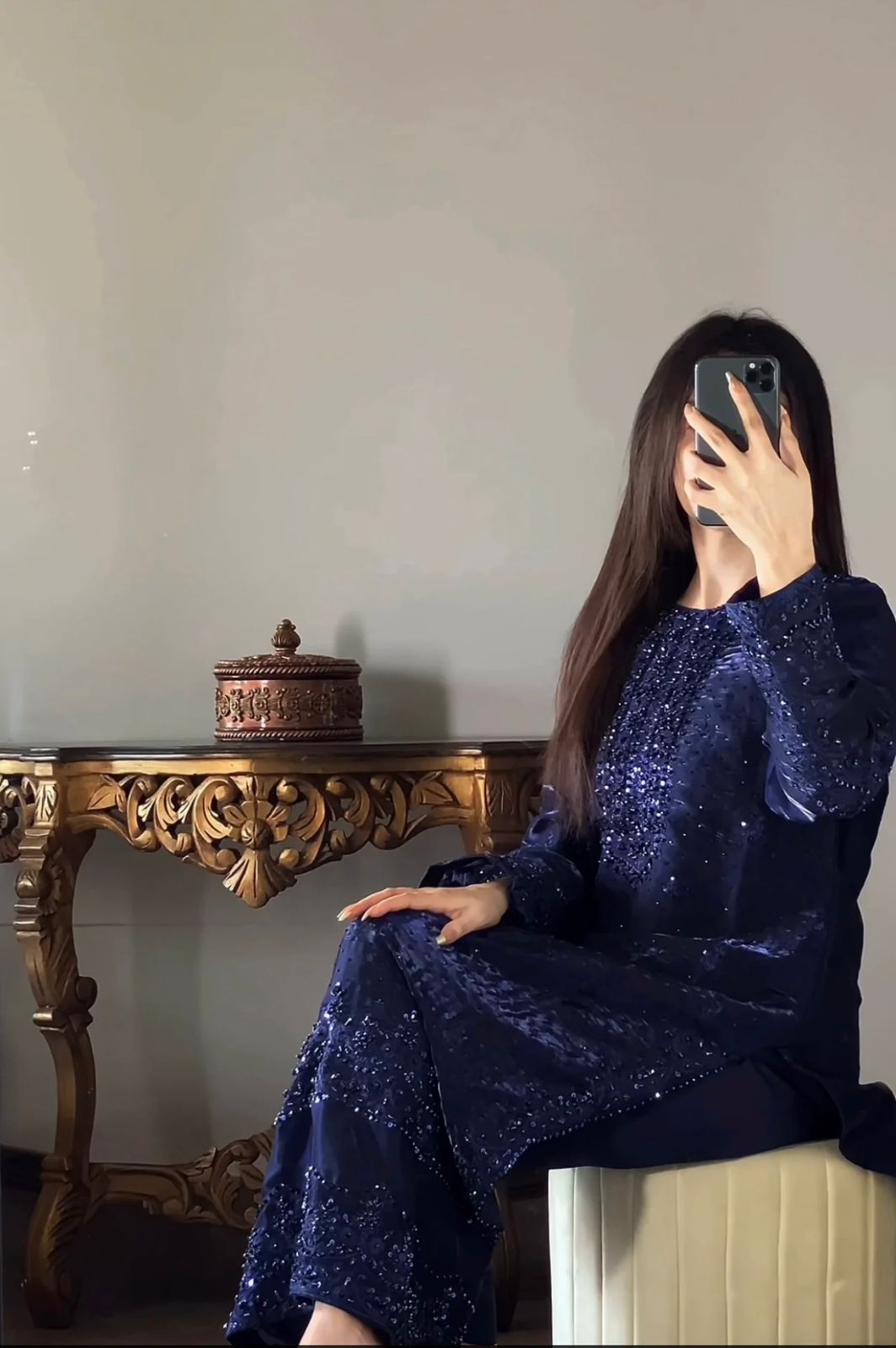 Hussain Rehar || Shisha silk Fabric 2pc