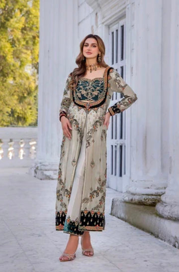 Shazia Kiyani || Tussel Silk Fabric || Wedding Dress