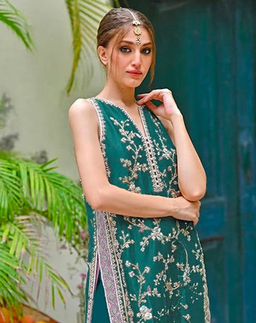 Sania Maskatiya || Shisha silk Fabric || Wedding Dress