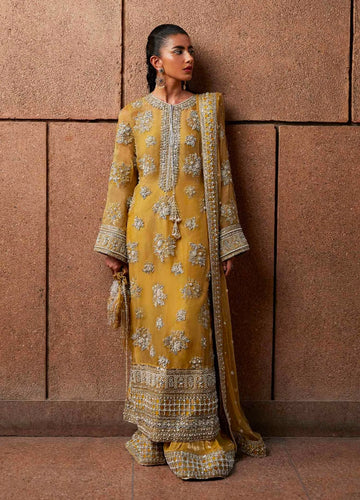 Hussain Rehar || Organza Fabric || Wedding Dress