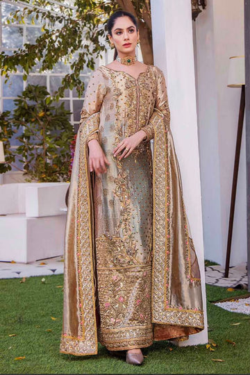 Shazia kiyani || double zari fabric || Wedding Dress