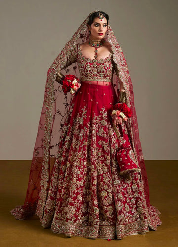 Hussain Rehar -Anisha  Bridal Maxi -Net Fabric