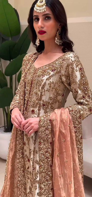Haris Shakeel -Dilruba || Double zari fabric