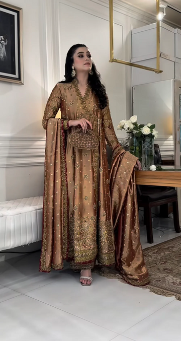 Haris Shakeel Double Zari Fabric